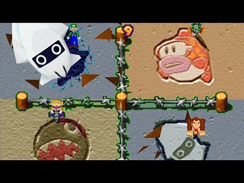 Mario Party 2 - Crazy Cutters [All 3 Types] [4K]