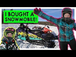 Learning How To Ride A Snowmobile | First Day on my new Polaris Pro RMK!