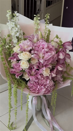 Pink Hydrangea Bouquet Ideas for Valentine's Day