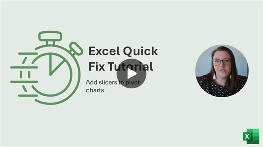 Your Pivot Chart doesn’t have to be static. There’s a simple way to make it easier for others to explore the data without touching the PivotTable. This Quick Fix video shows a small upgrade that… | Denise Tsamouris MOS, CSM, SSM, M.Ed