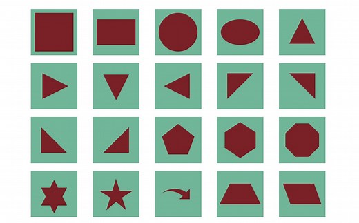 「CSS 案例」CSS绘制40种常见图形（上）