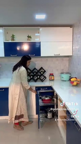 Visiting Godrej Modular Kitchen Showroom with Mamata Mandal