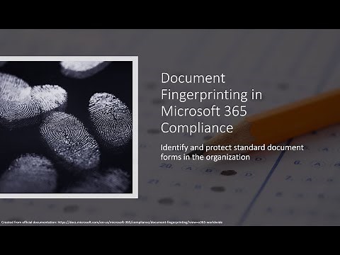 What is Document Fingerprinting in Microsoft 365