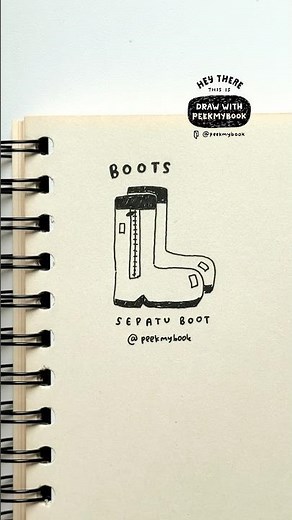How to draw boots