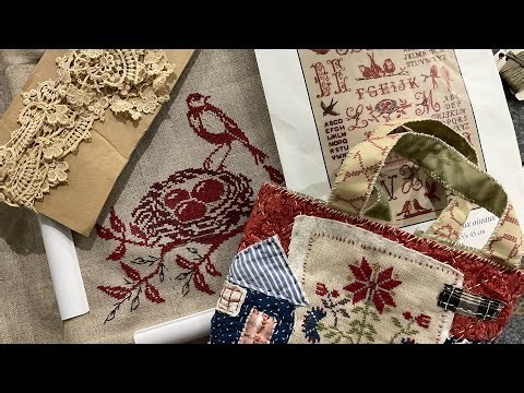 Part 1 Cross Stitch inspired project… large and smalls