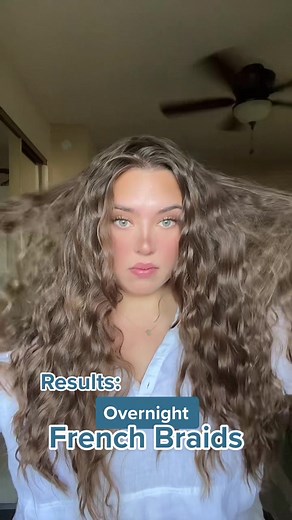 Mermaid Hair Ideas for Summer - Half Up Half Down French Braid Pigtails