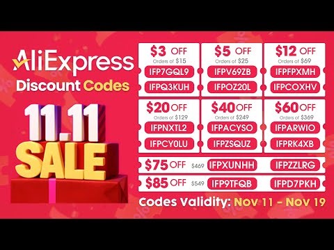 AliExpress 11.11 Upcoming offers, (Promo Codes) Global USA Coupons