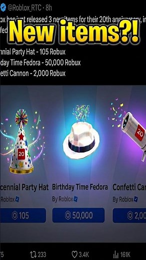 Roblox Releases New Accessories?! #roblox #robloxnews