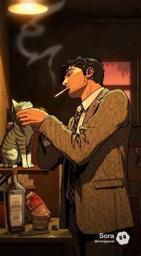 The Long Goodbye ai animated