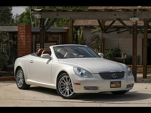 2004 Lexus SC430 Cold Start, Convertible Top Operation and Driving Video