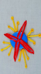 Amazing Button Flower Trick 🌷 Easy Button Flower Making Idea#reelsvideo #shorts #trending #hand #embroidery | Dian Diy Tech