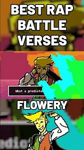 FLOWERY (BEST RAP BATTLE VERSES) #rap #rapbattle #deltarune #mario