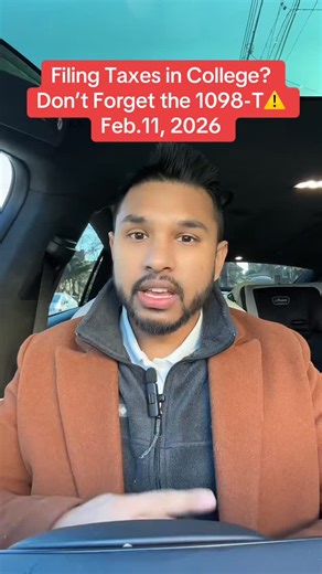 Ahad the CPA | Tax Expert on Instagram: "If you or your dependent is a college student, make sure to file with your 1098-T form to save money! #taxes #college #money #taxrefund #hack"