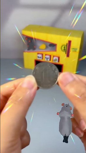 DIY Paper Mouse Dance Vending Machine~Paper Art Creativity #shorts #papercraft