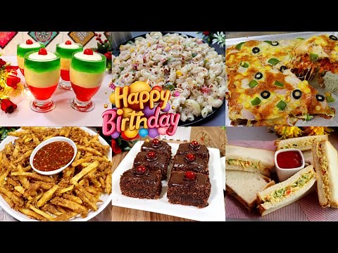 Bacha Party Complete Menu Recipes | Kids Birthday Party Menu By Tasty Food With Maria