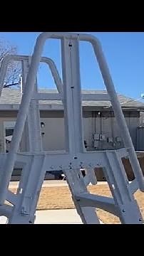 Vinyl Works SLA A Frame 48 56 Inch Adjustable Above Ground Swimming Pool Ladder Entry System Review