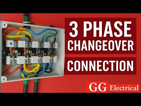 How to Connect 3 Phase Changeover Switch |3 ফেজ চেঞ্জওভার কানেকশন | changeover connection generator