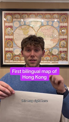 Bilingual Map of Hong Kong by Simeone Volonteri