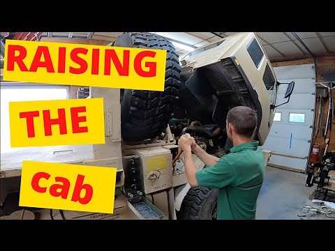 Raising the cab on the LMTV MTV