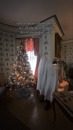 POV the resident ghosts see all our new Holiday Decorations…. 🎄 You can enjoy them too, this weekend on December 6th and 7th from 12 to 4:30! Enjoy our Holiday Open House and highly discounted admission this weekend, and you may even meet someone unexpected…. We’re talking about the big guy of course, Santa Claus! He’ll be upstairs ready to hear your Christmas wish this weekend at the Conrad Caldwell House! Admission is ONLY $3 for adults and $1 for kiddos! So stop by between noon and 4:30 for 