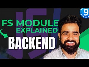 FS Module in Node.js Explained | Background Series Part 9