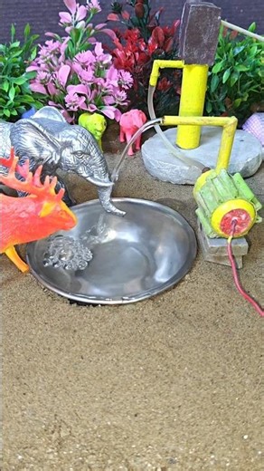 diy mini tractor video mini water pump science project farm #ytshorts #cartoon #motor