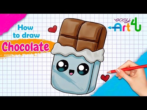How to draw a CHOCOLATE ♡ | EASY drawing step by step