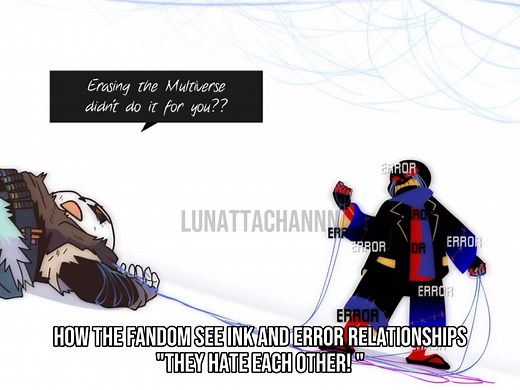 Ink Sans & Error Sans: Exploring the Non-Canon Relationship