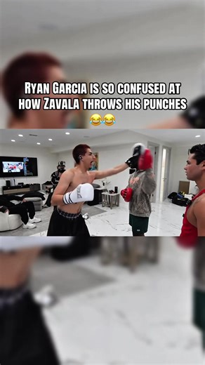 Ryan Garcia Reacts to Zavala's Unique Punching Style