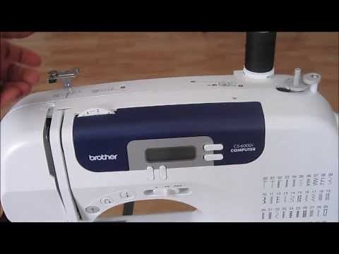 Brother C-S 6000i - Winding your bobbin