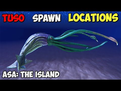 ASA: BEST Tusoteuthis Spawn LOCATIONS | ARK Survival Ascended The Island