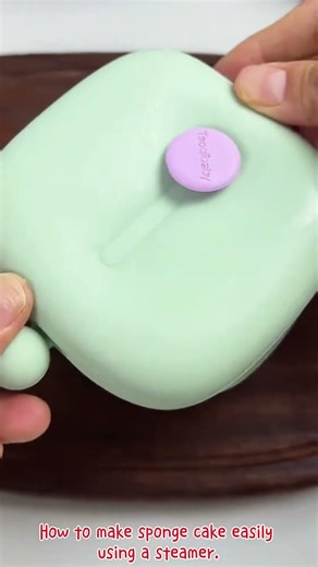 How to make sponge cake easily using a steamer
