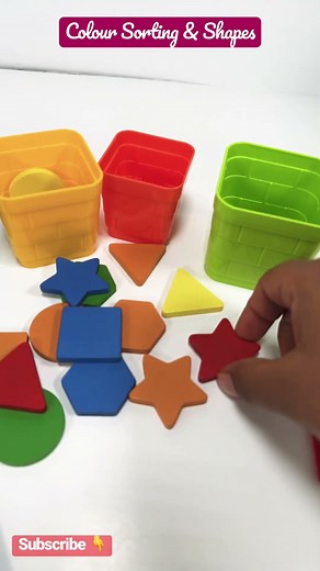 Colour Sorting | Shapes | Educational Videos for Kids