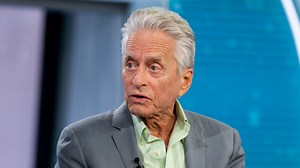 Michael Douglas on 'Franklin' series, speaking French in the role