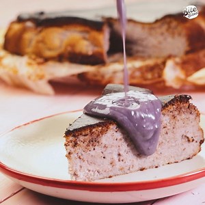 13K views · 81 reactions | Want an ube pick-me-up? This cheesecake's has a melt-in-your-mouth goodness. Click here for the Burnt Ube Cheesecake recipe ☛ BiteSized.ph/burnt-ube-cheesecake | BiteSized | Facebook