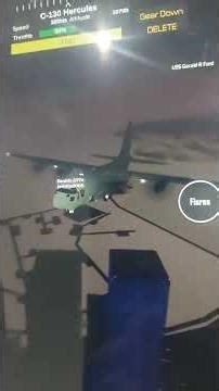 Lockheed Martin AC-130 Cockpit view PTFS