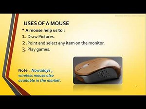 GRADE 1 ICT Computer Mouse PART A