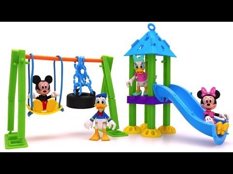 Playground Building Set for Mickey Mouse & Friends | Slide & Swing Fun for Kids