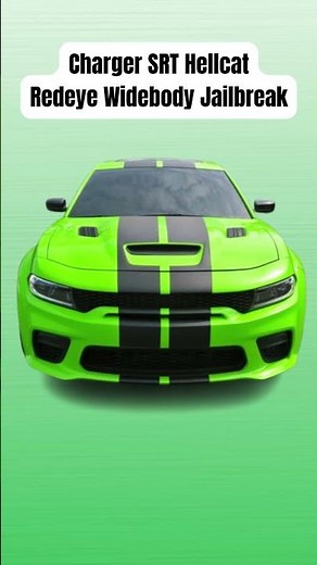 Modified Sublime Green Dodge Charger SRT Hellcat Redeye Widebody Jailbreak RWD ‪@Dodge‬ #Charger