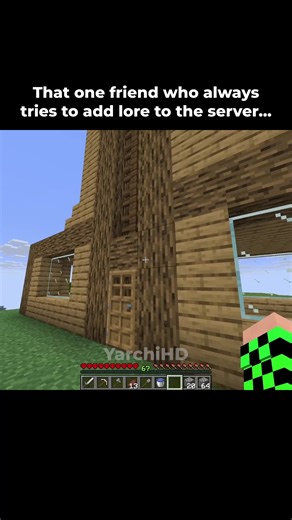 That one friend who always tried to add lore to the server… #minecraft #minecraftmemes #fyp