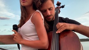 Few days ago, when she could still sit on my knee 😉 Here is “The Prayer” to heal it soon ❤️ https://instagram.com/hausercello | HAUSER