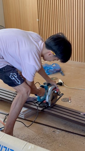 5.6K views · 22 reactions | WPC Outdoor Panel installation. 9CM WPC PVC Installation Services | 9CM WPC PVC Installation Services | Facebook