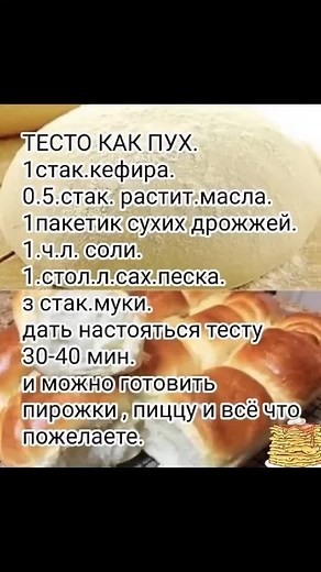 Рецепты на кефире: тесто как пух и не только