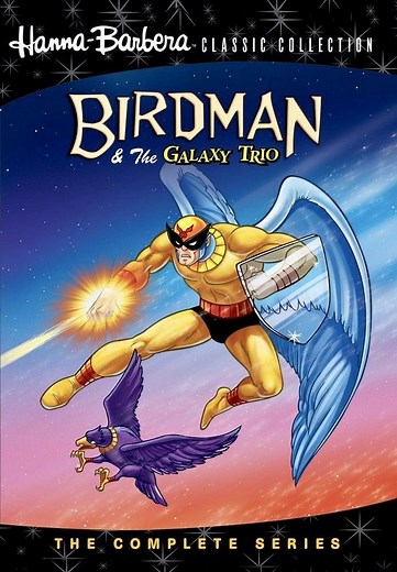 Birdman y el Trío Galaxia (en inglés: Birdman and the Galaxy Trio) es una serie animada de acción y ciencia ficción para televisión creada por el dibujante estadounidense Alex Toth y producida por Hanna-Barbera Productions. Se estrenó el 9 de septiembre de 1967 en la cadena NBC y fue transmitida los sábados por la mañana hasta el 20 de enero de 1968. #retrotv #dibujosanimados #hannabarbera | John Retro