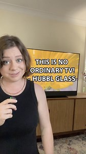 55K views · 73 reactions | The new Hubbl Glass TV is a really interesting product. With gorgeous colourway options and very handy features (you literally just plug in one cord) this is definitely a TV for those who like to keep their streaming simple! ❤️ Visit hubbl.com.au to find out more #hubbl #tech #australia [Post in partnership with @hubbl] | Elly Awesome | Facebook