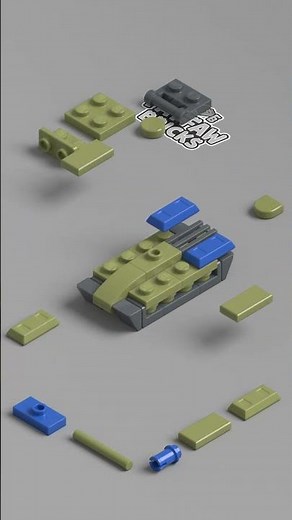 USA crusader tank of command and conquer generals zero hours #lego #satisfying #creative