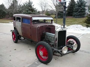 1931 Chevy ratrod Sedan chopped 5'' in 1 day