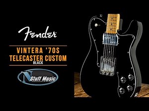 The ALL-NEW Fender Vintera '70s Telecaster Custom - In-Depth Demo!