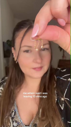 veryy quick ear restack ✨ #earstyling #cartilagepiercing #piercingtok #earcuration #earstacking | Nana Jupii