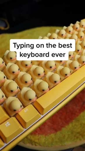 Duckeys™ on Instagram: "This keyboard is INSANE! 勞 Shop the quackey now at Duckeys.com #toy #Artisankeycaps #Cherrymx #Customkeyboard #Customkeycap #fidgettoy #Gamer #Gaming #keychain #Keyboards #Keycap #Keycaps #Mechanicalkeyboards #Mechkeyboard #Mechkeys #Pcgamer #Thatclickyfeeling #funny #quack #duckeys #duck #office #fidget"